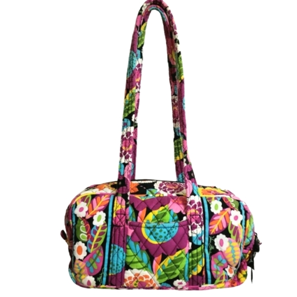 Vera Bradley Retired Va Va Bloom Floral Quilted Shoulder Tote Bag - Picture 1 of 10